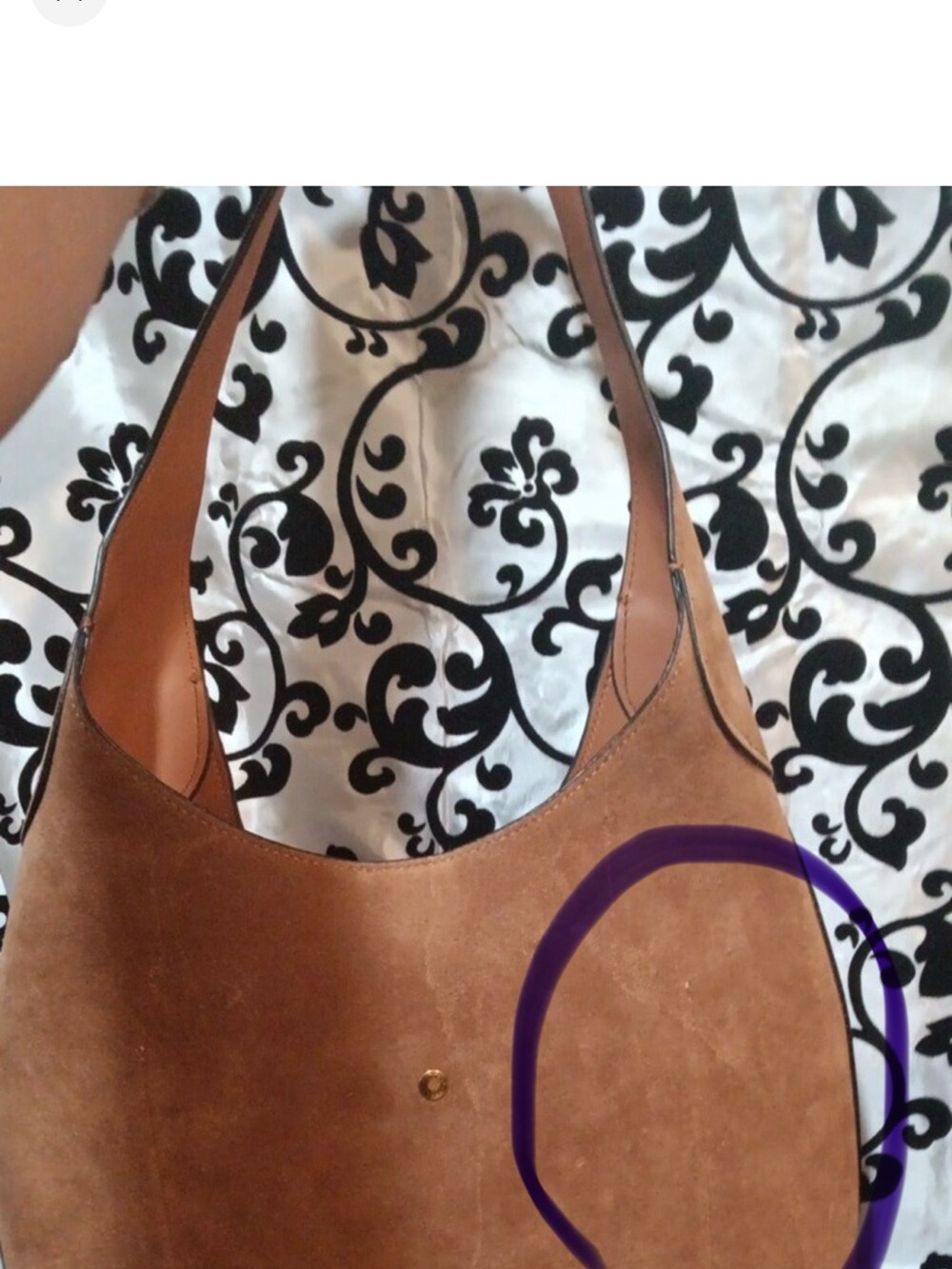 Coach Brown Suede Shoulder Bag - Picture 7 of 7